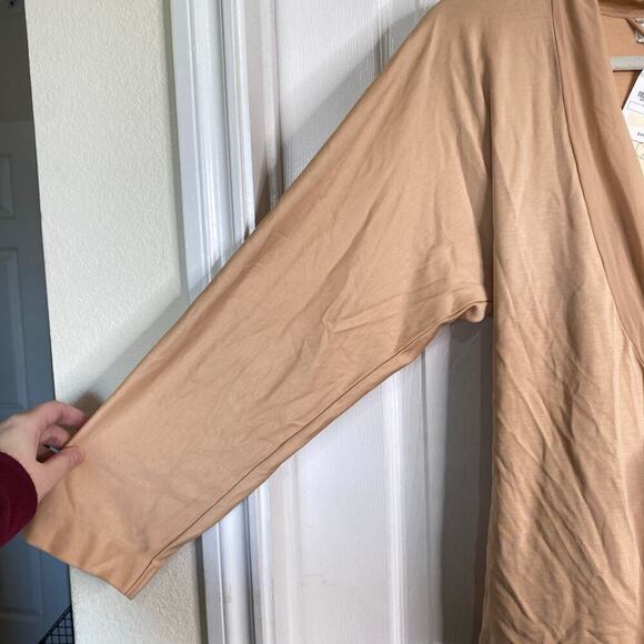 Vintage LA PERLA Peach Apricot Robe Wrap Top $344 Sleep Lingerie NWT - Picture 3 of 10